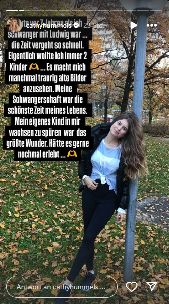 Cathy Hummels spricht auf Instagram über ihren unerfüllten Wunsch: Sie hätte gerne ein zweites Kind. Cathy Hummels spricht auf Instagram über ihren unerfüllten Wunsch: Sie hätte gerne ein zweites Kind.