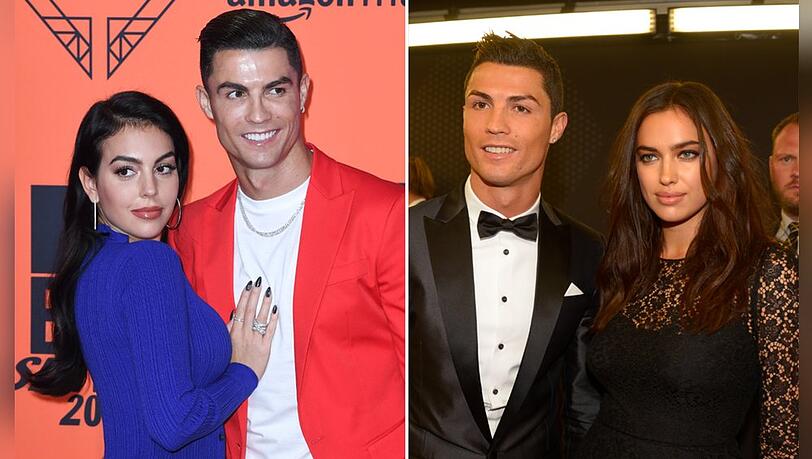 Vor der Beziehung mit seiner jetzigen Verlobten Georgina Rodriguez (l.) war Cristiano Ronaldo mit Irina Shayk zusammen.