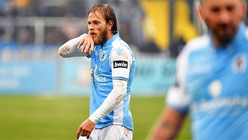 Kristian Böhnlein vom TSV 1860: Wurde gegen Sonnenhof Großaspach ein- und ausgwechselt. Kristian Böhnlein vom TSV 1860: Wurde gegen Sonnenhof Großaspach ein- und ausgwechselt.