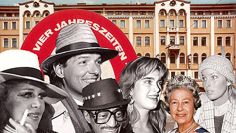 Die ganz großen unter den Stars residierten schon im Hotel "Vier Jahreszeiten". Egal ob die Queen, Sammy Davis Jr. oder Hildegard Knef - hier gibt's die prominenten Gäste zum Durchklicken.