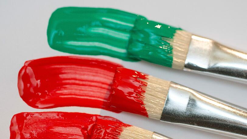 Am Sonntag werden die Wände bunt. (Symbolbild) Am Sonntag werden die Wände bunt. (Symbolbild)