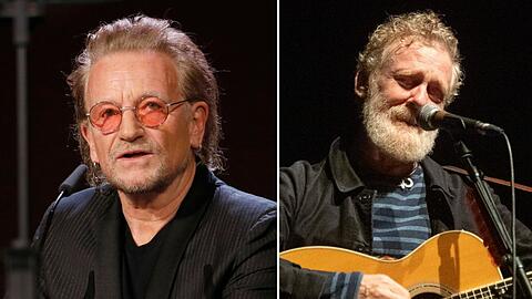 Bono sang bei der Trauerfeier f&uuml;r Glen Hansard einen U2-Hit.