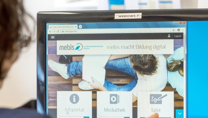 Schüler und Lehrer bekamen am Mittwoch keinen Zugriff auf die Lernplattform "Mebis".