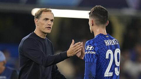"Wir hatten ein sehr gutes Verhältnis", sagt Kai Havertz über Ex-Chelsea-Trainer Thomas Tuchel (l.), der bei Bayern übernommen hat.