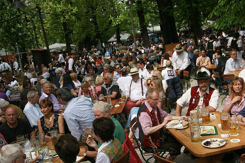 Und abends dann ab in den Biergarten