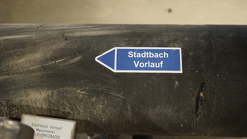 Auch der Große Westliche Stadtbach wird zur Kühlung benutzt