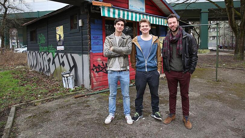 Julian Hahn (v.l.) Philipp Behringer und Florian Jund.