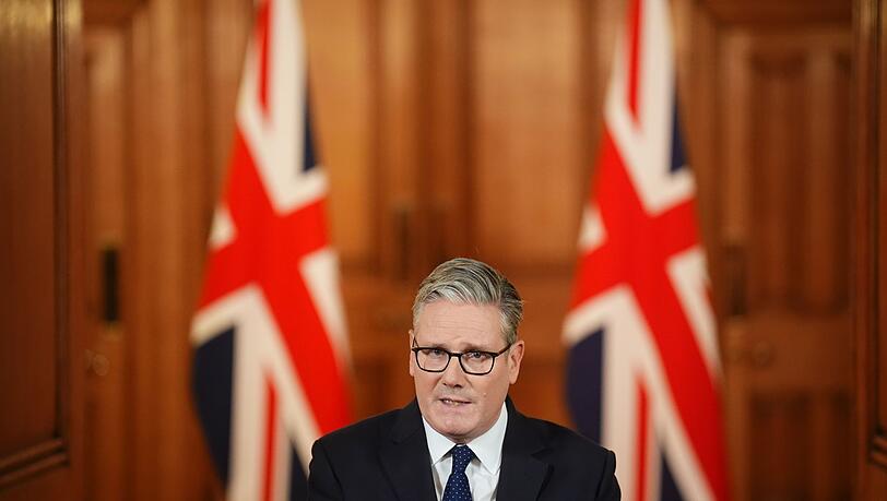 Die britische Regierung von Keir Starmer kündigt eine weitreichende Asylreform an. (Archivbild) Die britische Regierung von Keir Starmer kündigt eine weitreichende Asylreform an. (Archivbild)