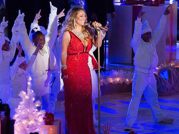 Stimmumfang-Königin geht nach Las Vegas: Mariah Carey. Mehr Bilder von der Diva in der Bilderstrecke