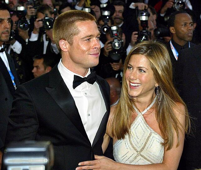 Noch glücklich vereint: Brad Pitt und Jennifer Aniston im Jahr 2004.