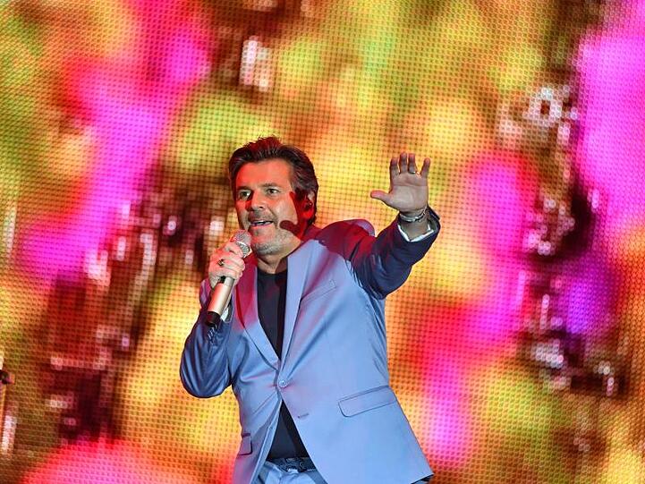 Thomas Anders beim Tourauftakt in Erfurt.