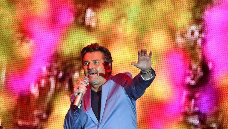Thomas Anders beim Tourauftakt in Erfurt. Thomas Anders beim Tourauftakt in Erfurt.