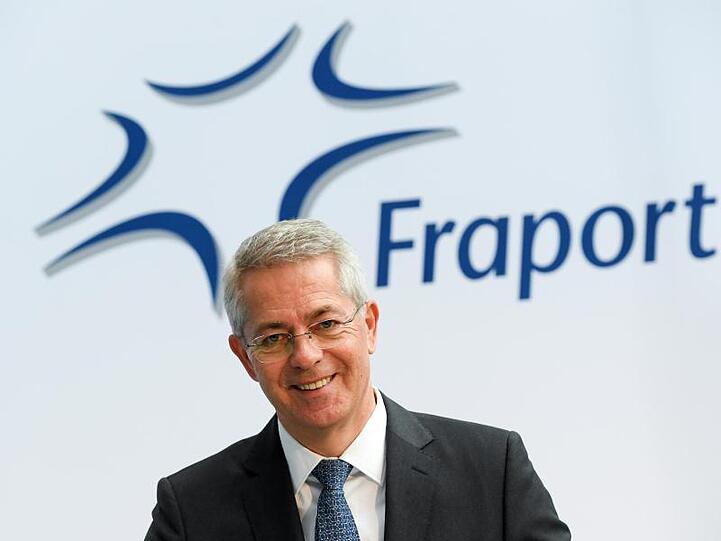 Fraport-Vorstandschef Stefan Schulte sieht das Unternehmen auf Kurs.