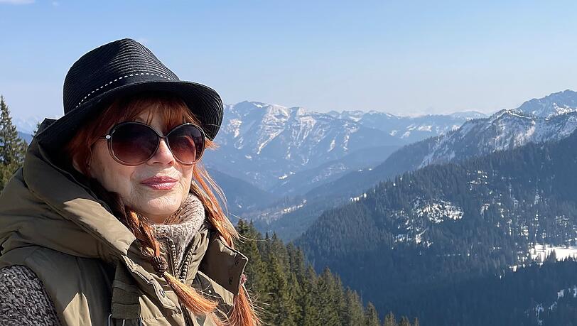 Am Wallberg: Eigentlich ist Katja Ebstein Berlinerin, doch sie lebt gern in Bayern.
