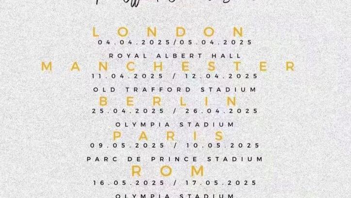 Dieser Fake-Flyer zu einer angeblichen Adele-Tour in 2025 kursiert derzeit im Internet.