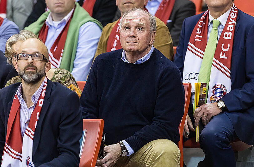 Voll dabei: Basketball-Fan Uli Hoeneß, der bei der Jahreshauptversammlung am 25. November wieder zum Präsidenten gewählt wird.