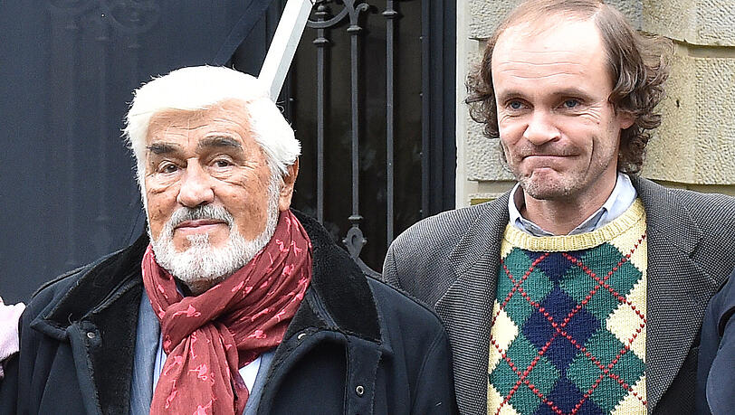 Olaf Schubert (rechts) und Mario Adorf. Olaf Schubert (rechts) und Mario Adorf.