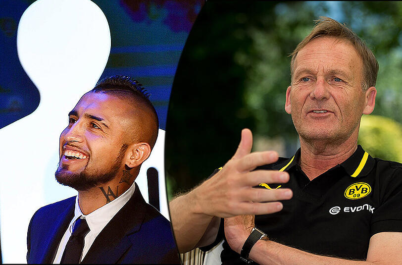 Hans-Joachim Watzke spricht über die neue Bayern-Dominanz mit Arturo Vidal