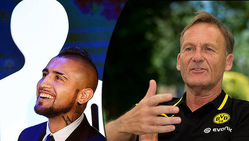 Hans-Joachim Watzke spricht über die neue Bayern-Dominanz mit Arturo Vidal Hans-Joachim Watzke spricht über die neue Bayern-Dominanz mit Arturo Vidal