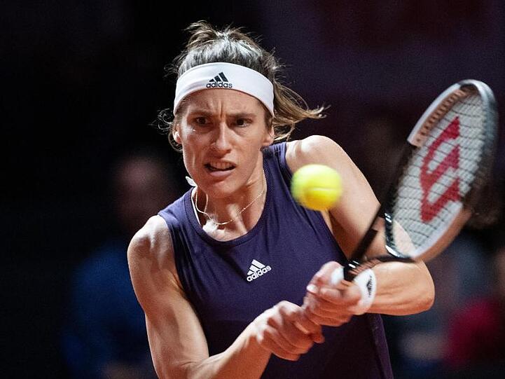 Andrea Petkovic in Aktion. Foto: Marijan Murat/Archivbild