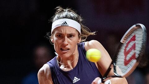 Andrea Petkovic in Aktion. Foto: Marijan Murat/Archivbild