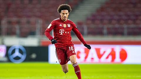 Münchens Leroy Sane in Aktion.