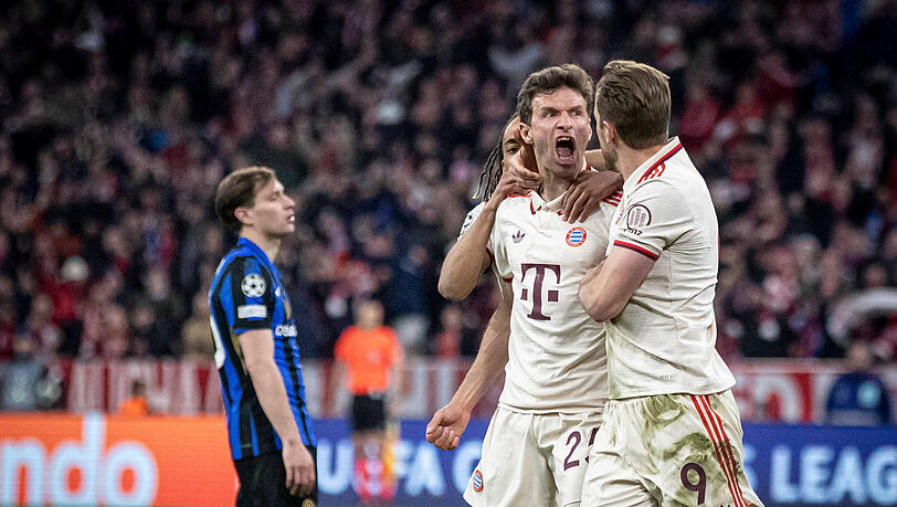 Traf kurz nach seiner Einwechslung gegen Inter Mailand zum zwischenzeitlichen Ausgleich: Thomas Müller.