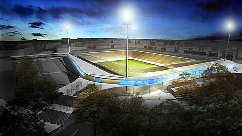Das Sechzger der Zukunft? Die neue und alte Heimat der Löwen? Ein Entwurf der &bdquo;Projektgruppe Stadionzukunft&ldquo;.