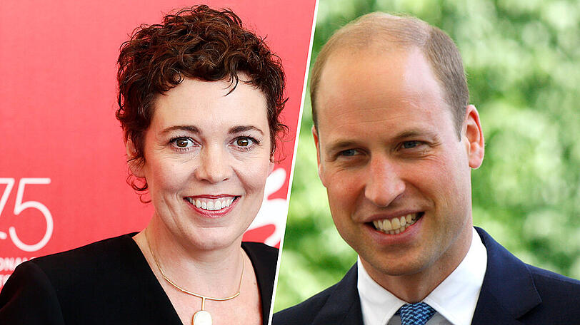 Olivia Colman hatte ein etwas unangenehmes Gespräch mit Prinz William
