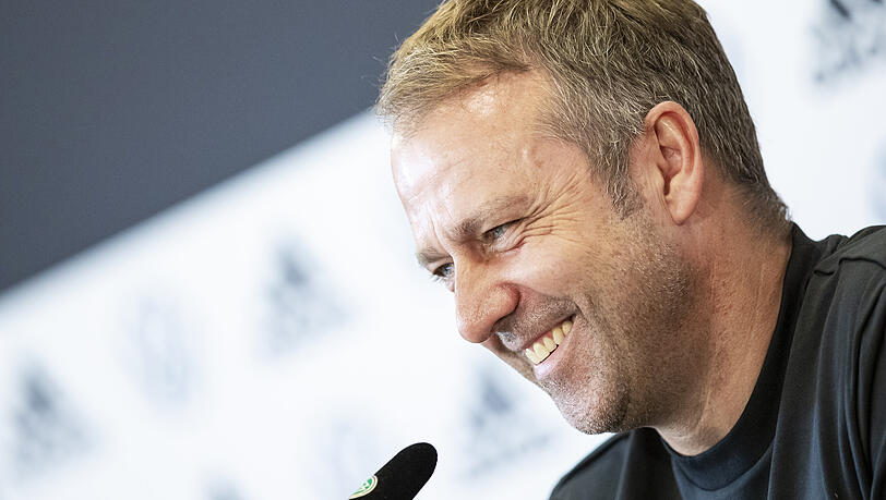 Bundestrainer Hansi Flick sorgt beim DFB für positive Stimmung.