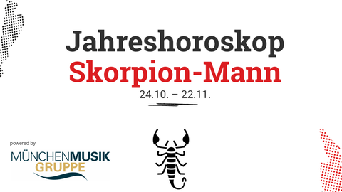 Das Jahreshoroskop 2026 für den Skorpion-Mann.