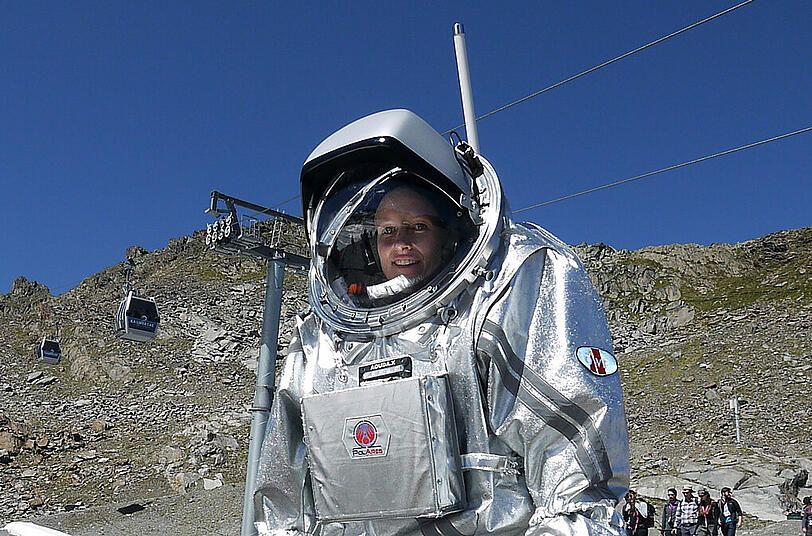Analog-Astronautin Carmen Köhler aus Berlin.