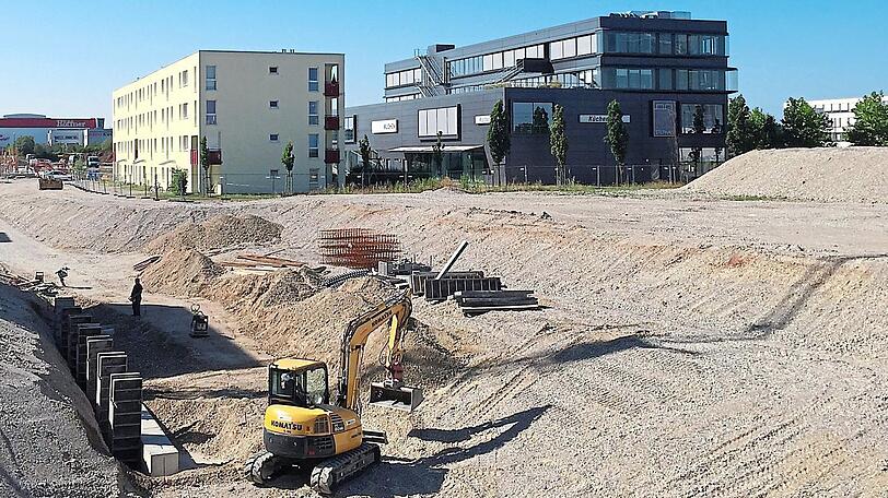 Auch im neuen Stadtteil Freiham geht es voran. Hier entstehen Wohnungen für 20.000 Münchner.