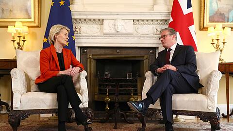 Starmer will von der Leyen erneut in London empfangen. (Archivbild)