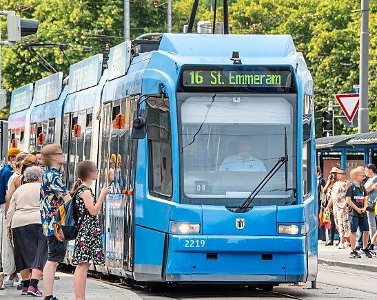 Fährt bald wieder durch: die Tram 16.