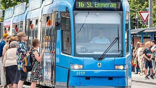 Fährt bald wieder durch: die Tram 16. Fährt bald wieder durch: die Tram 16.