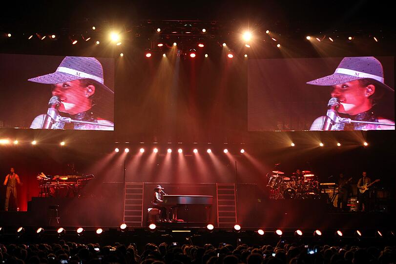 Tour 2013: Alicia Keys in der Olympiahalle in München - Die Bilder