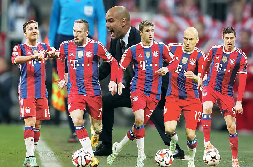 Setzt voll auf seine Offensiv-Fünflinge: Bayern-Coach Pep Guardiola.