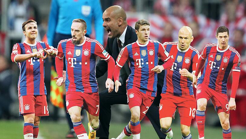 Setzt voll auf seine Offensiv-Fünflinge: Bayern-Coach Pep Guardiola. Setzt voll auf seine Offensiv-Fünflinge: Bayern-Coach Pep Guardiola.