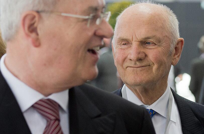 Rivalen im VW-Konzern: Martin Winterkorn (l.) und Ferdinand Piech.