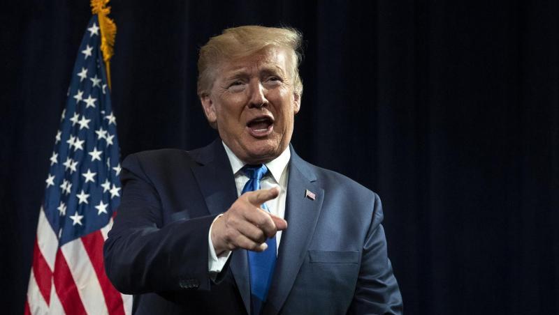 Donald Trump, Präsident der USA, während einer Wahlkampftour.