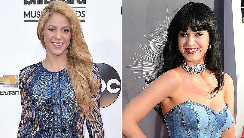 Nicht nur Shakira (l.) und Katy Perry nutzen ihren Prominenten-Status zu Gunsten der Opfer in Nepal Nicht nur Shakira (l.) und Katy Perry nutzen ihren Prominenten-Status zu Gunsten der Opfer in Nepal