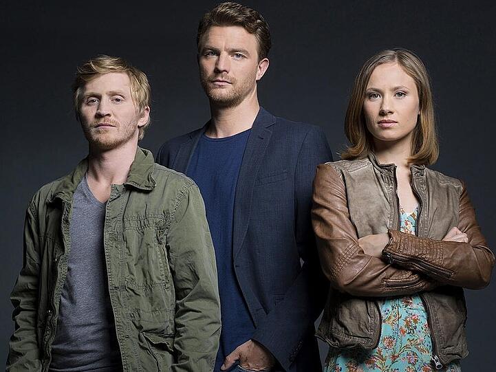 Neues "Tatort"-Team in Erfurt: Benjamin Kramme (li.), Friedrich Mücke und Alina Levshin