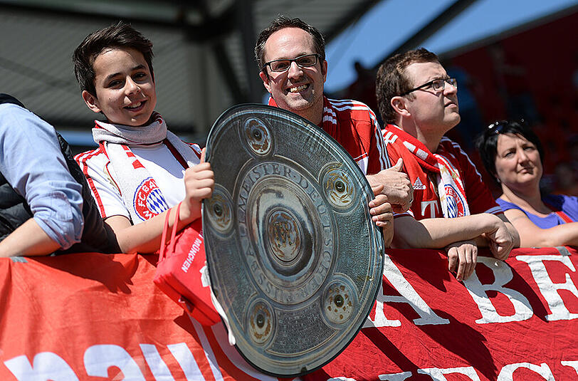 Auch die Fans feierten natürlich mit.