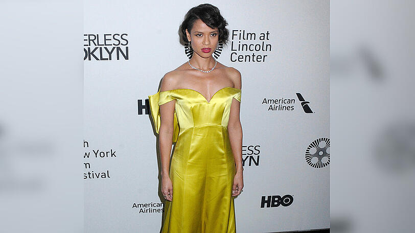 Schauspielerin Gugu Mbatha-Raw modisch beim New York Film Festival