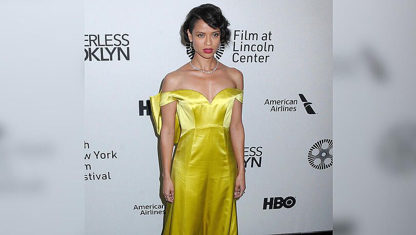 Schauspielerin Gugu Mbatha-Raw modisch beim New York Film Festival Schauspielerin Gugu Mbatha-Raw modisch beim New York Film Festival