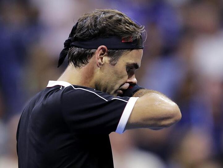 Roger Federer schied bei den US Open überraschend aus.