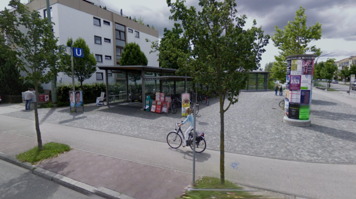 U-Bahnhof Josephsburg in Berg am Laim: Hier gingen Jugendliche mit Messern aufeinander los.