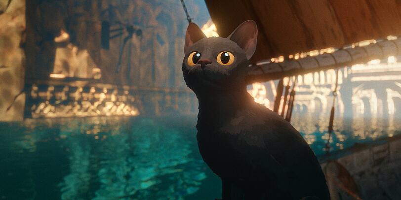 Bootsreise ins Ungewisse: Eine Katze wächst in diesem Animationsfilm über sich hinaus und lernt, mit anderen Tieren zu kooperieren.