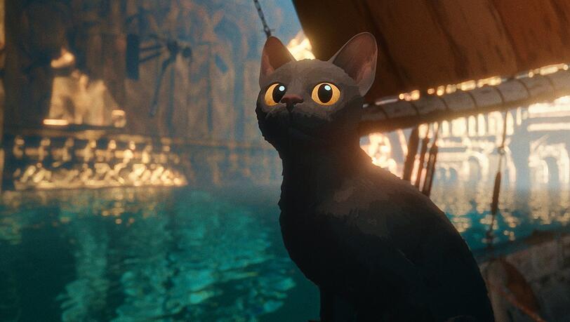 Bootsreise ins Ungewisse: Eine Katze wächst in diesem Animationsfilm über sich hinaus und lernt, mit anderen Tieren zu kooperieren.
